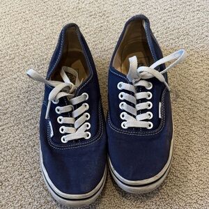 Vans - Classic Navy Canvas Men's Shoes